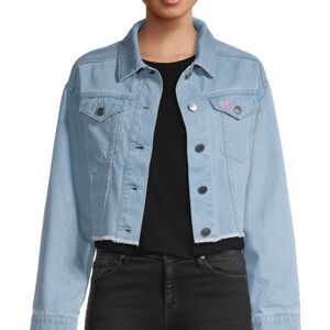 Cupcakes & Cashmere Crop Denim Jacket XS